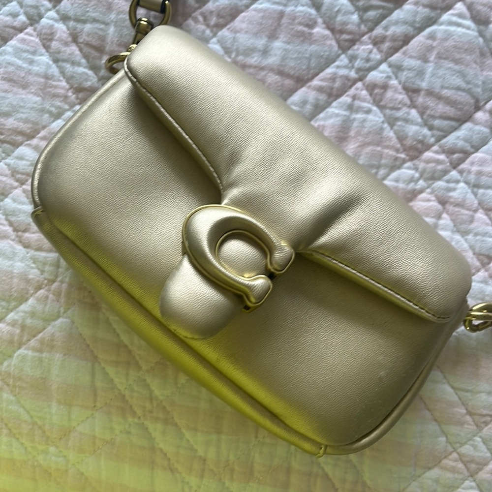 Gold Authentic Mini Pillow 18 Tabby Bag